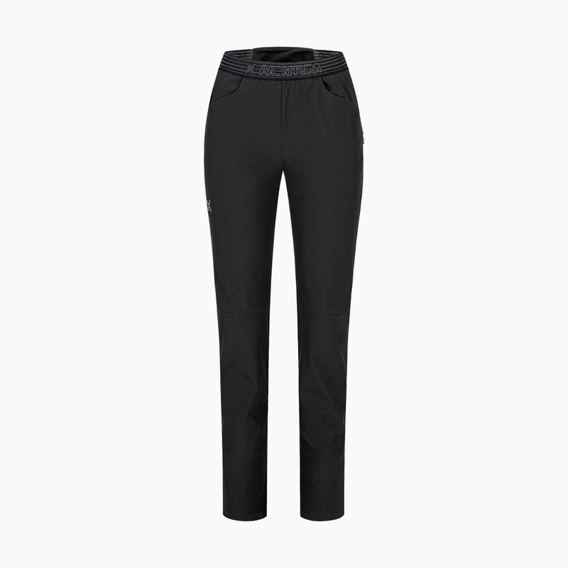 Women's trekking trousers Montura Rise anthracite/turquoise