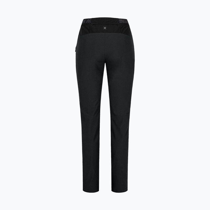 Women's trekking trousers Montura Rise anthracite/turquoise 2