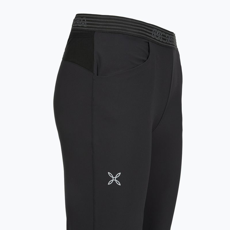 Women's trekking trousers Montura Rise anthracite/turquoise 3
