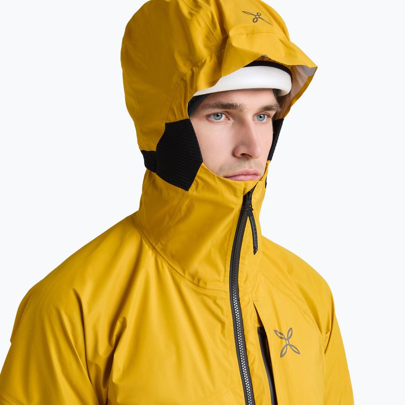 Men's rain jacket Montura Vertigo 3L mustard 5