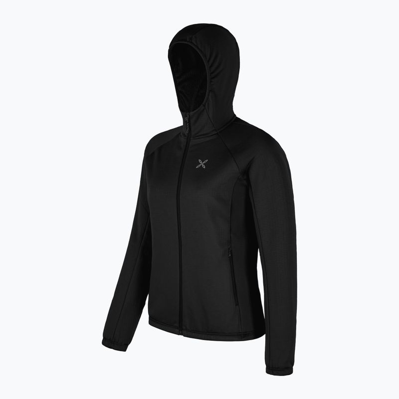 Women's sweatshirt Montura Fadis Grid Hooded Maglia black 3