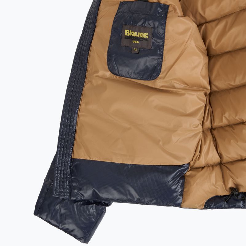 Men's jacket Blauer USA Adams blue inside tabacco 6