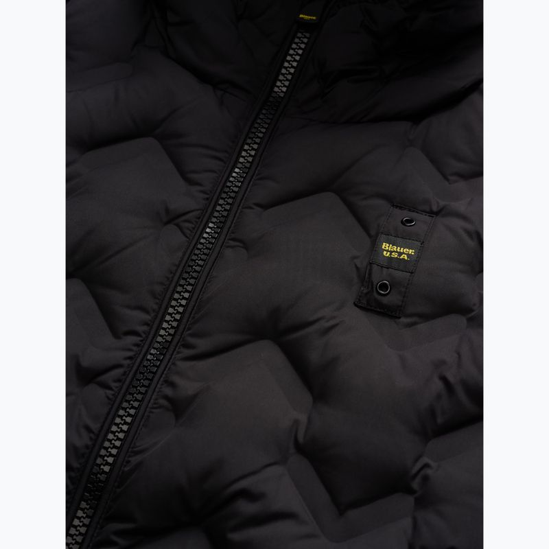 Men's jacket Blauer USA Piery black inside tobacco 8