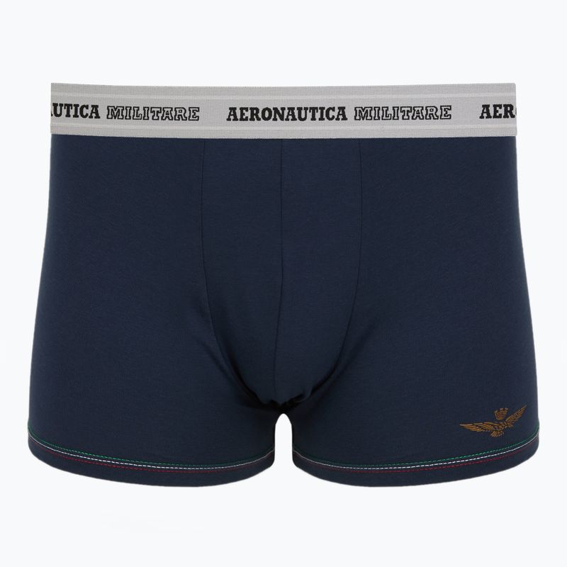 Men's boxers Aeronautica Militare AM1UBX004 2 pack navy 2
