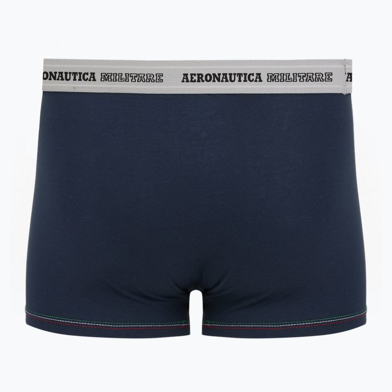Men's boxers Aeronautica Militare AM1UBX004 2 pack navy 3