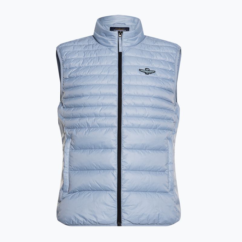 Men's gilet Aeronautica Militare Essential glacier blue