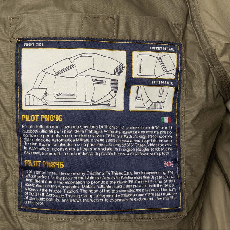 Men's Aeronautica Militare Heritage green jacket 12