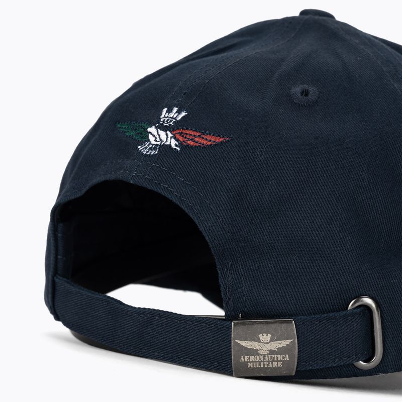 Men's Aeronautica Militare Cotton With Emblem blue navy baseball cap 5