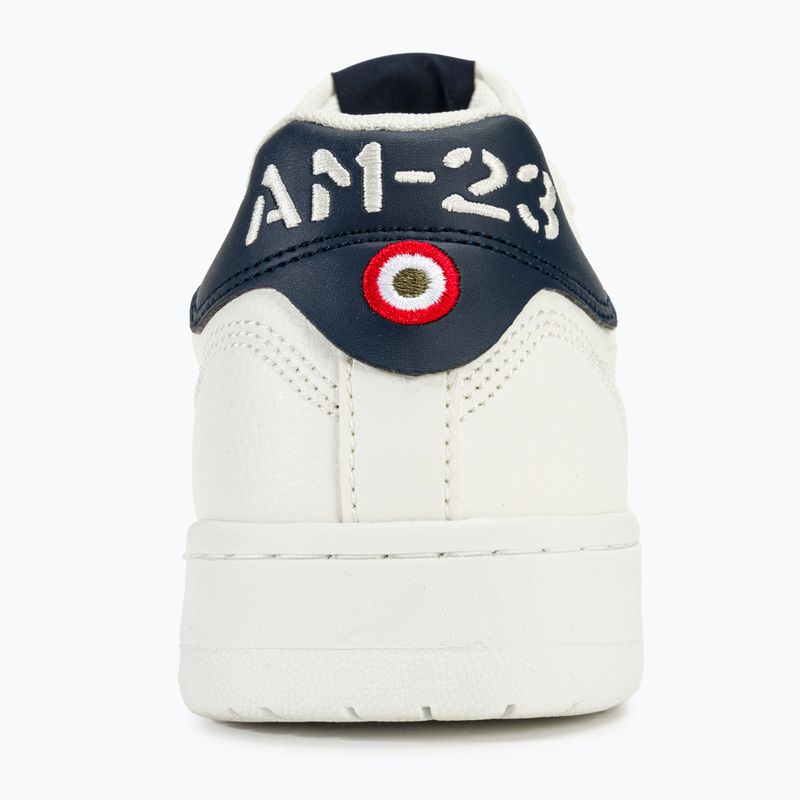 Men's Aeronautica Militare Eco Leather With Eagle off white shoes 6
