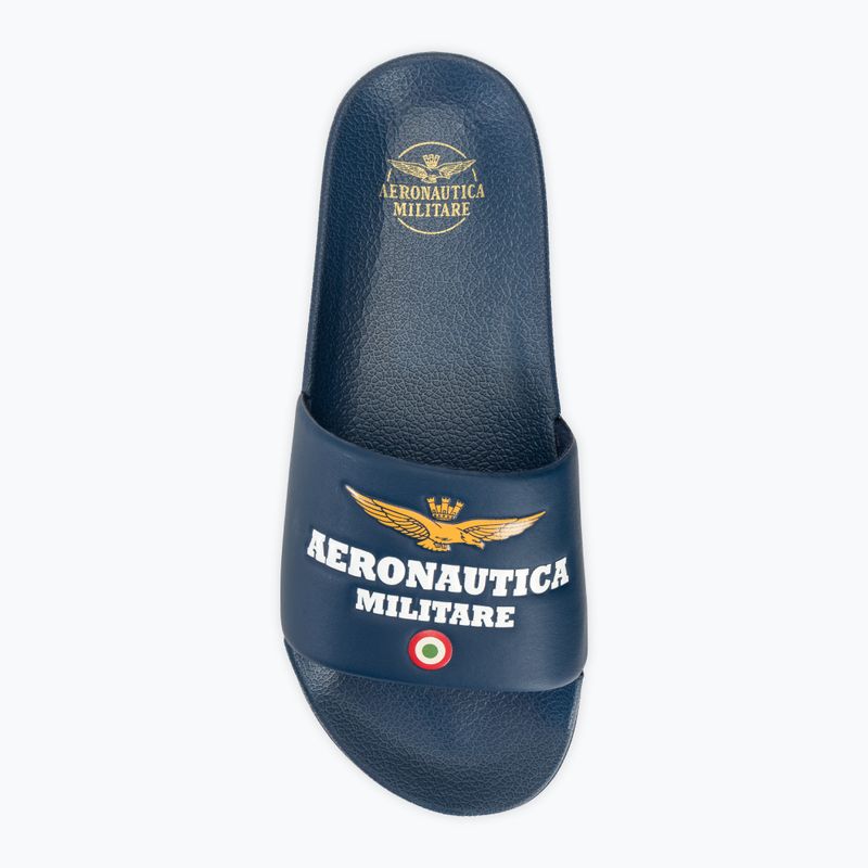 Men's Aeronautica Militare Beach blue slides 5