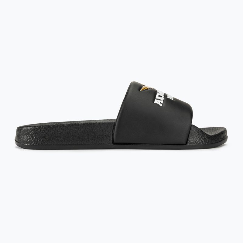 Men's Aeronautica Militare Beach jet black slides 2