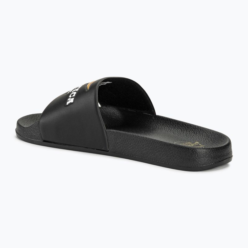 Men's Aeronautica Militare Beach jet black slides 3