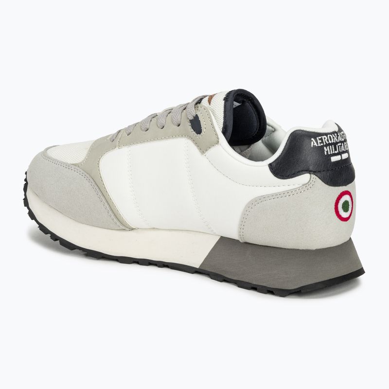 Men's Aeronautica Militare Frecce Tricolori off white shoes 3