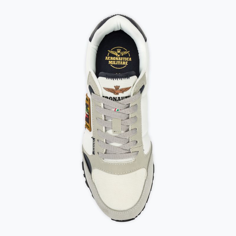 Men's Aeronautica Militare Frecce Tricolori off white shoes 5