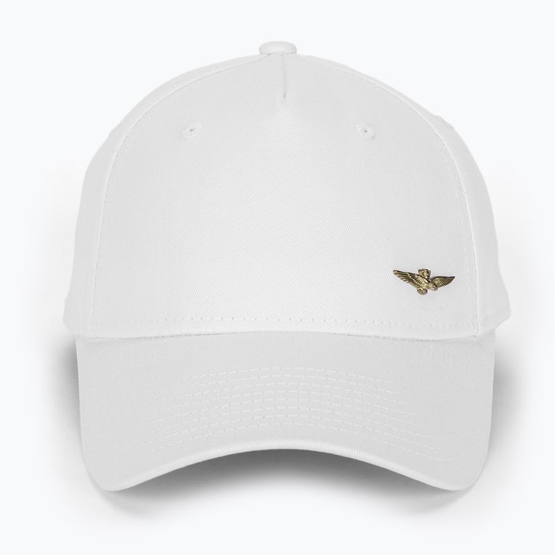 Men's Aeronautica Militare Basic With Metal Eagle off white baseball cap 2