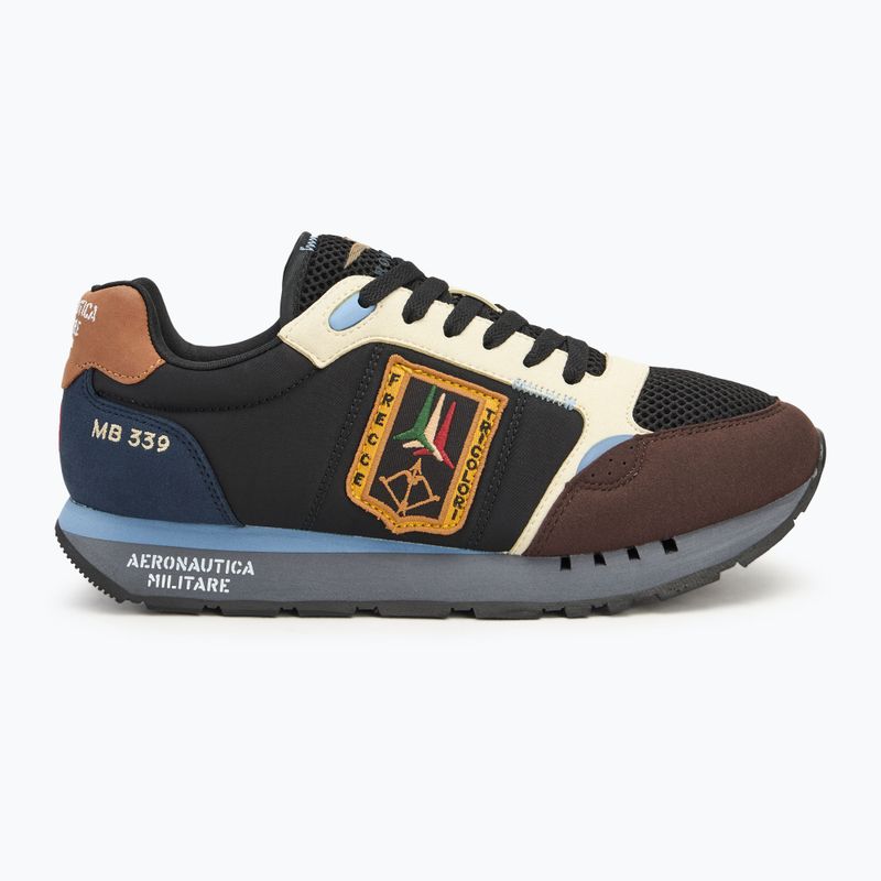 Aeronautica Militare men's shoes SC292CT3331 blue/light brown/black 2