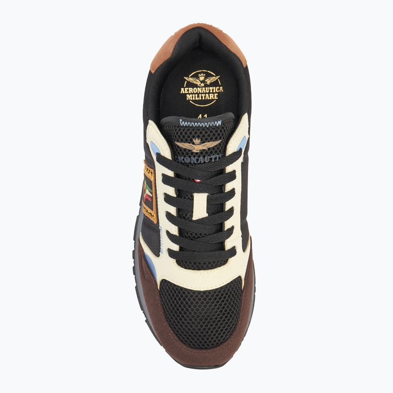 Aeronautica Militare men's shoes SC292CT3331 blue/light brown/black 5