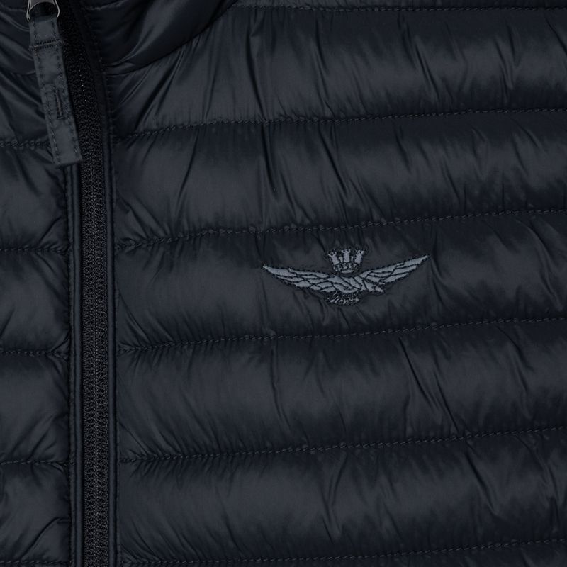 Men's gilet Aeronautica Militare Essential jet black 3