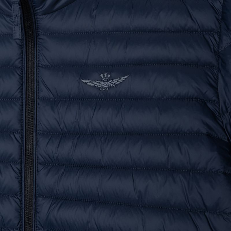 Men's winter down jacket Aeronautica Militare Essential dark blue 3