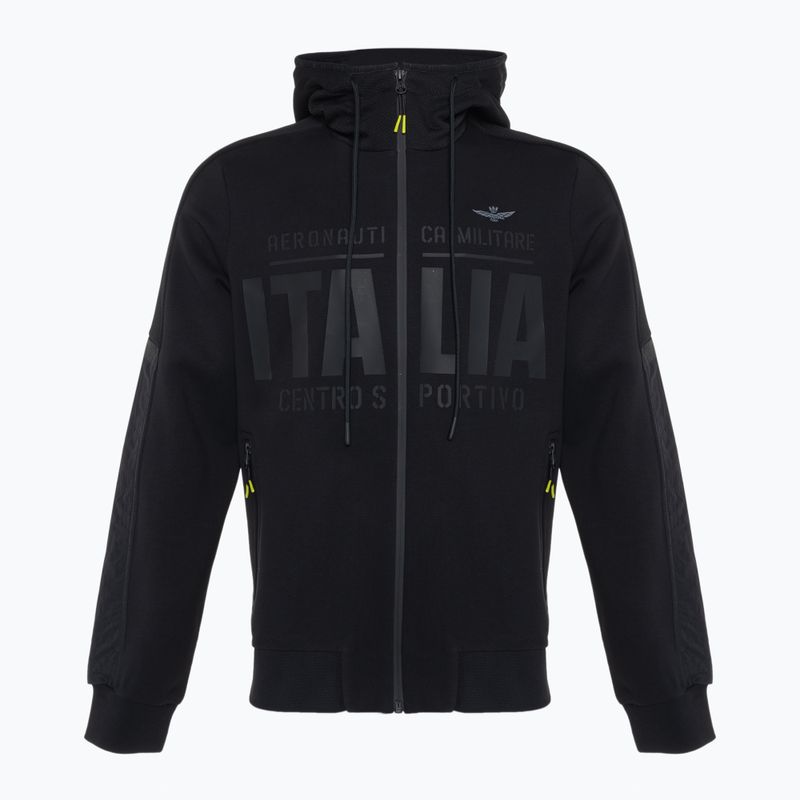Men's Aeronautica Militare Sport jet black sweatshirt
