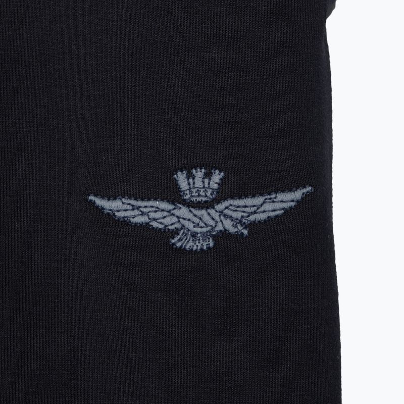 Men's Aeronautica Militare Essential jet black trousers 3