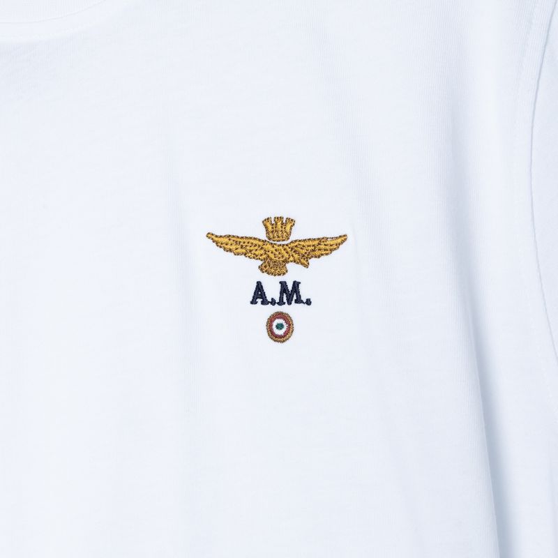 Men's Aeronautica Militare Essential off white t-shirt 3