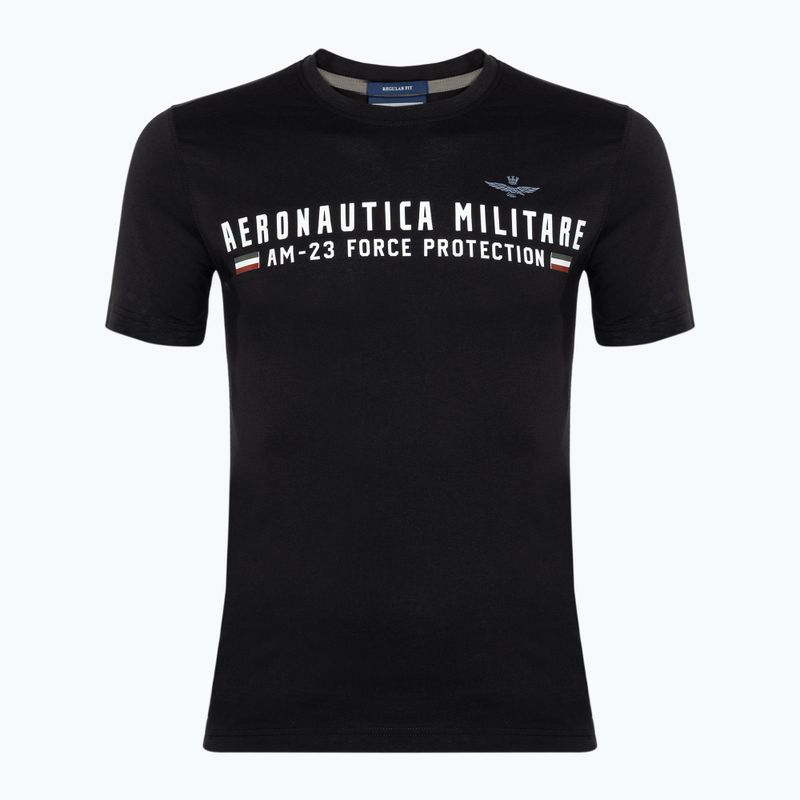 Men's Aeronautica Militare Heritage jet black t-shirt