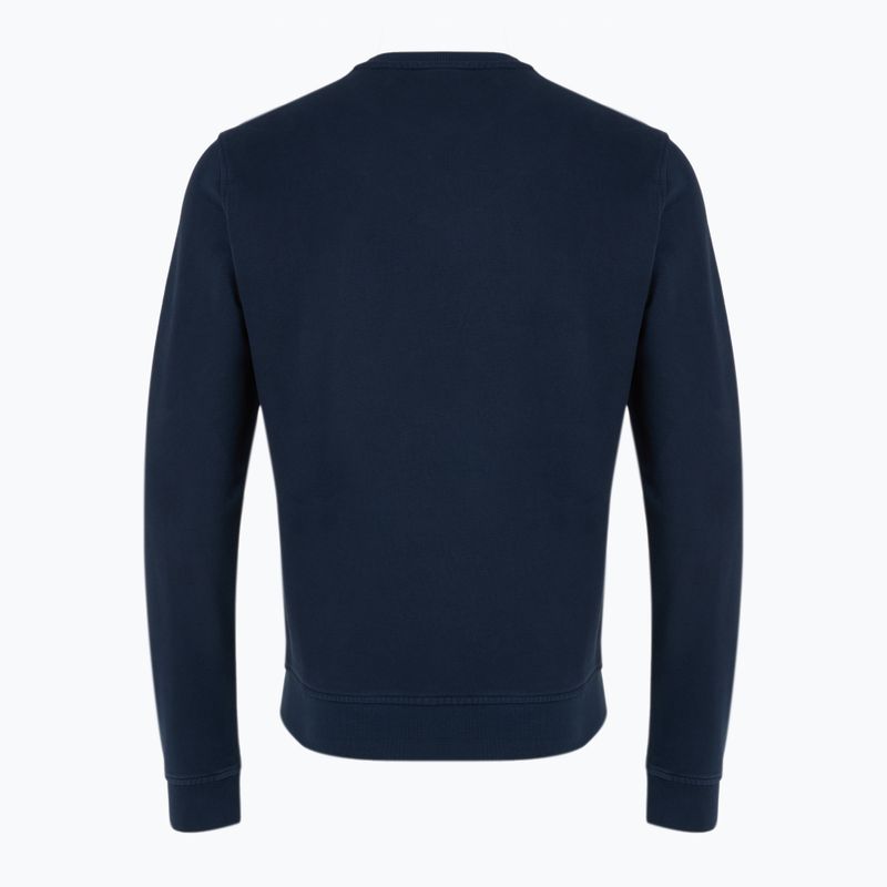 Men's sweatshirt Aeronautica Militare 251FE1985F539 navy blue washed 2