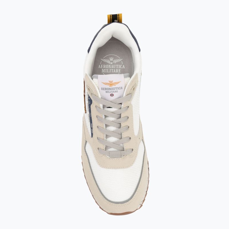 Aeronautica Militare men's shoes 251SC288CT3545 off white/frost 5