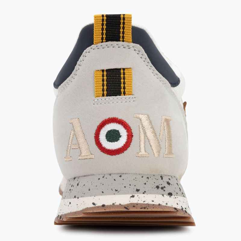 Aeronautica Militare men's shoes 251SC288CT3545 off white/frost 6