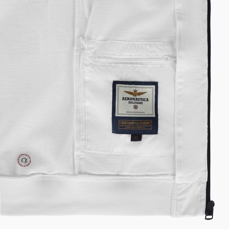 Men's Aeronautica Militare sweatshirt 251AF500F459 Cappucio off white 5
