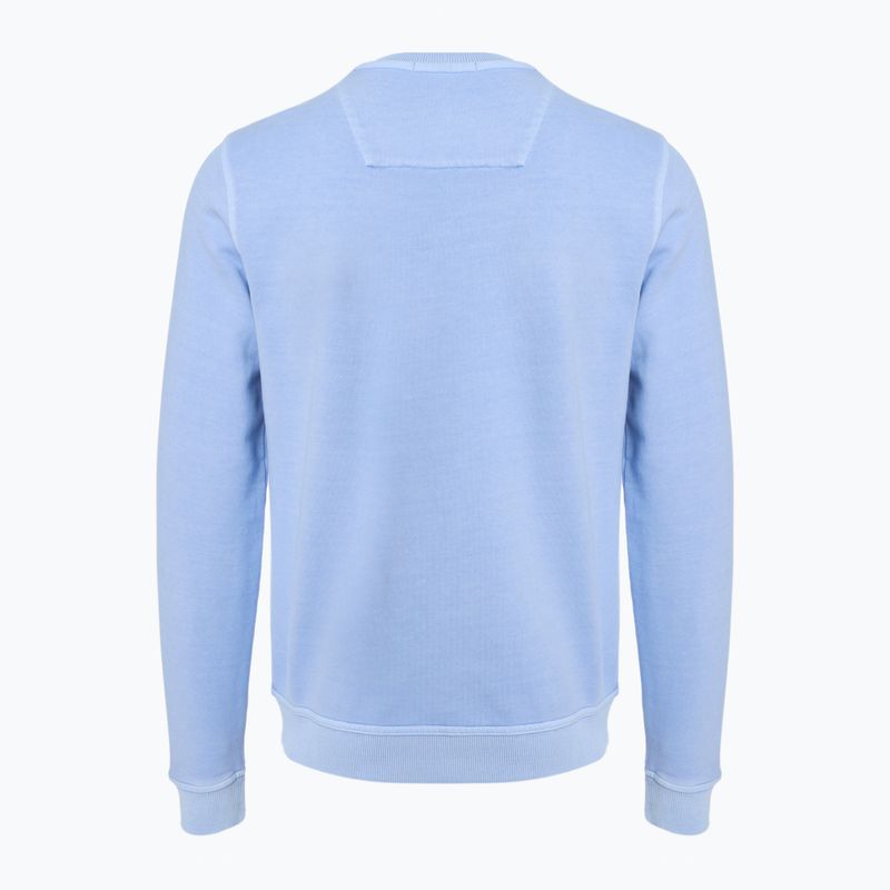 Men's Aeronautica Militare Girocollo ice blue washed sweatshirt 2