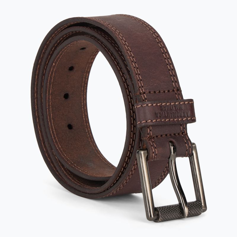 Men's belt Aeronautica Militare 251CP237PL181 testa di moro