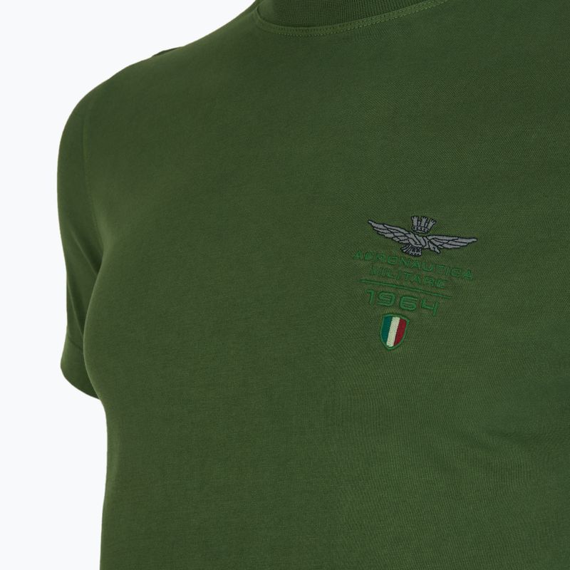 Men's T-shirt Aeronautica Militare 251TS2377J633 forest green washed 3