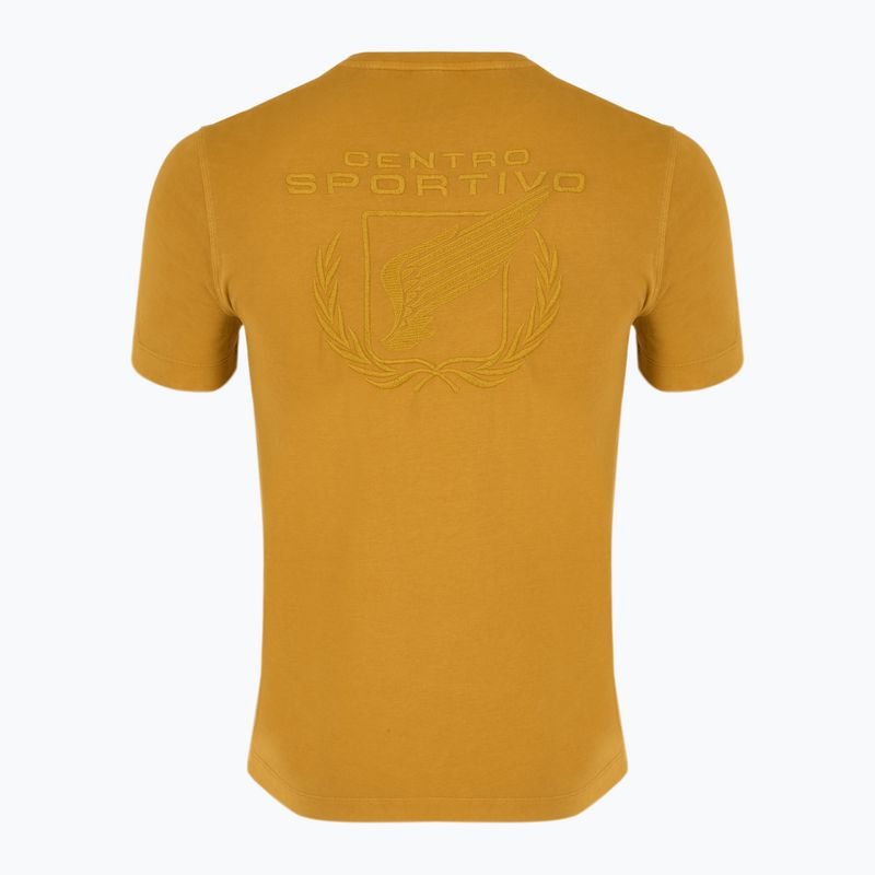 Men's T-shirt Aeronautica Militare 251TS2377J633 golden spice washed 2