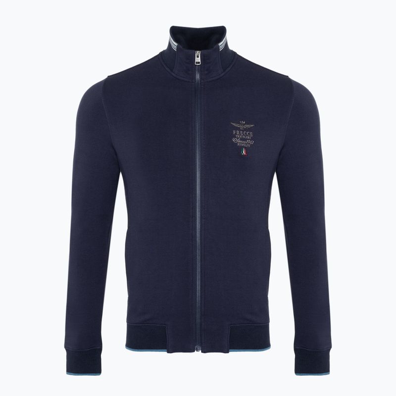 Men's Aeronautica Militare Essential Full Zip sweatshirt blue navy