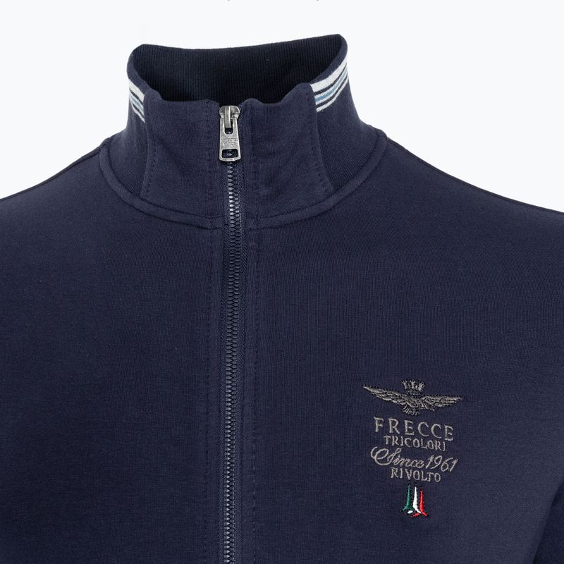 Men's Aeronautica Militare Essential Full Zip sweatshirt blue navy 3