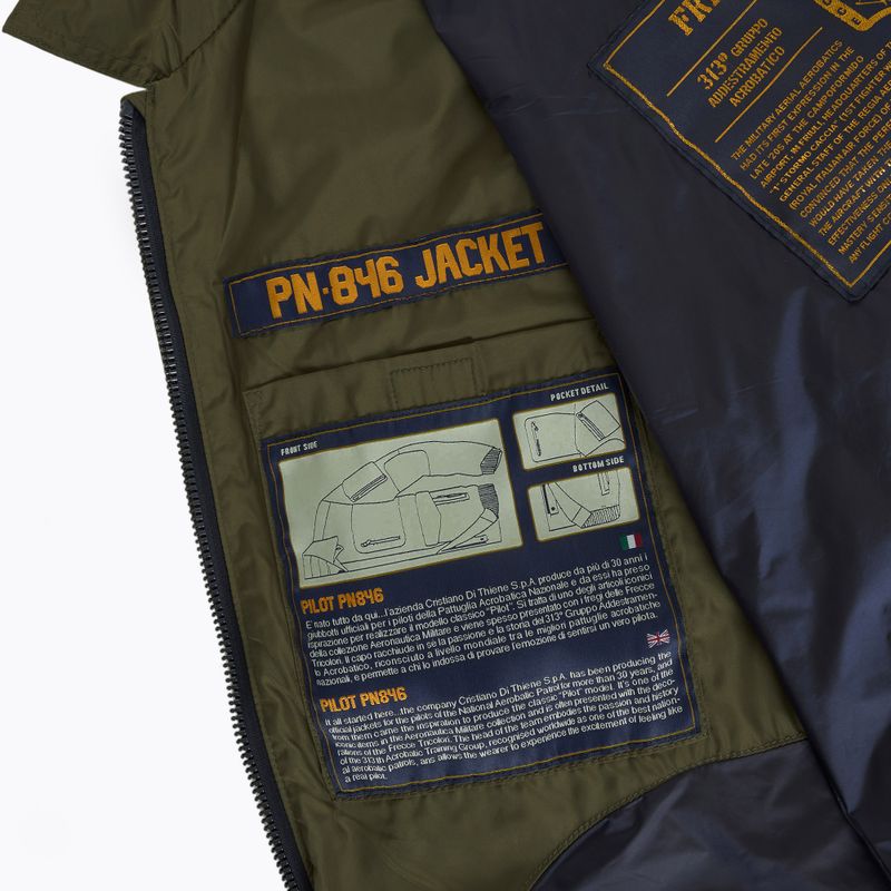 Men's Aeronautica Militare Heritage military olive jacket 6