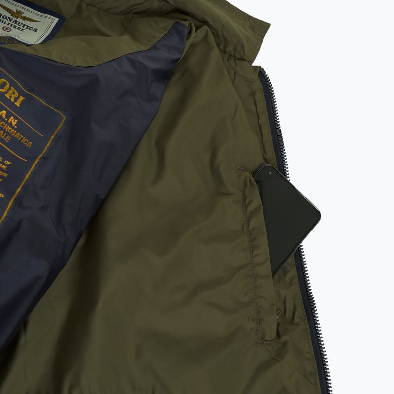 Men's Aeronautica Militare Heritage military olive jacket 7