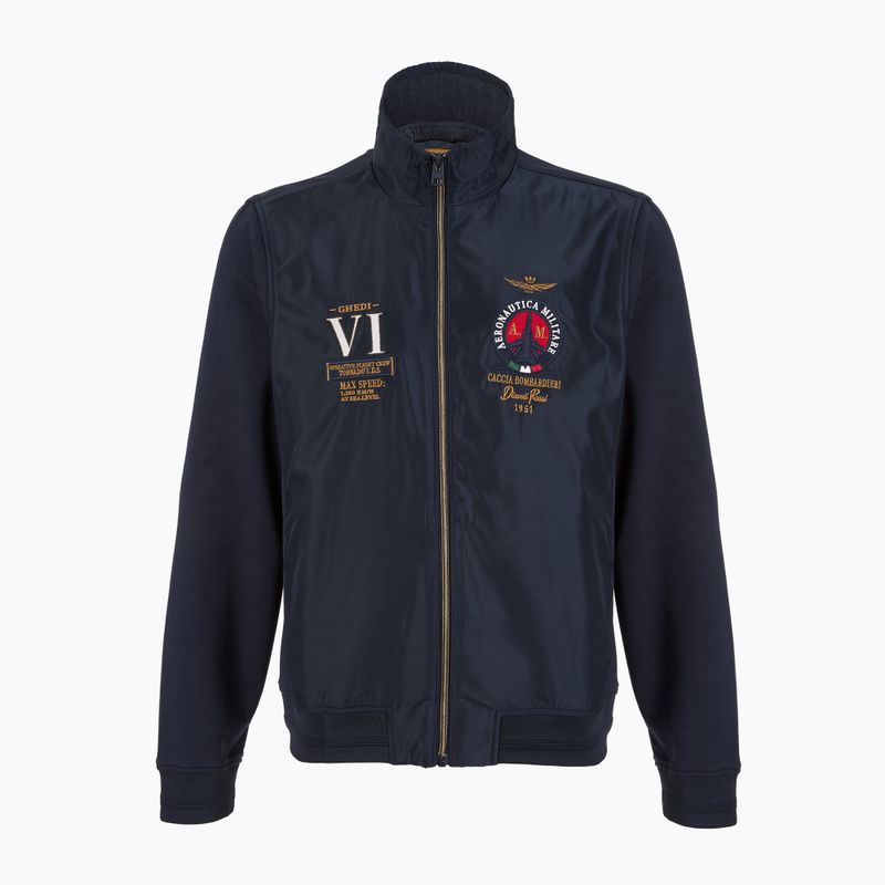 Men's sweatshirt Aeronautica Militare 251AF500F459 Cappucio blu navy 7