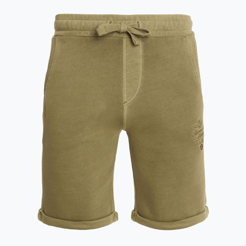 Aeronautica Militare men's shorts 251BF016F583 antelope beige washed