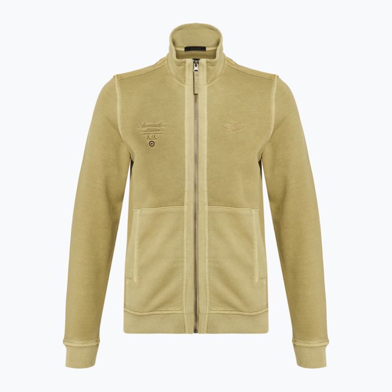 Men's Aeronautica Militare sweatshirt 251FE1992F583 antelope beige washed
