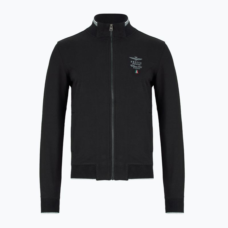 Men's Aeronautica Militare Essential jet black sweatshirt