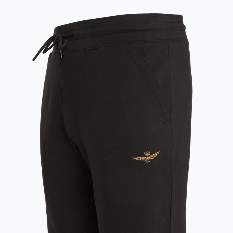 Men's Aeronautica Militare 251PF872F459 jet black trousers 3
