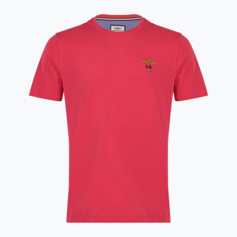 Men's T-shirt Aeronautica Militare Essential magenta
