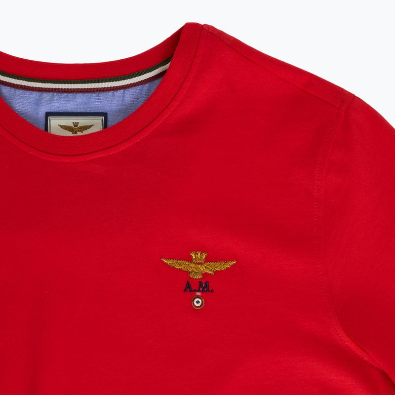 Men's Aeronautica Militare Essential tengo red t-shirt 3