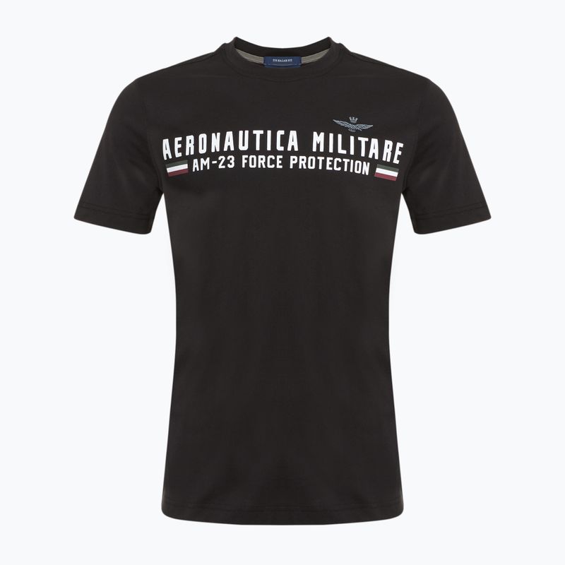 Men's Aeronautica Militare Heritage jet black t-shirt