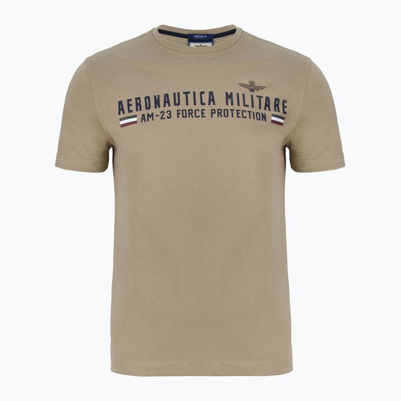 Men's Aeronautica Militare Heritage dune beige T-shirt