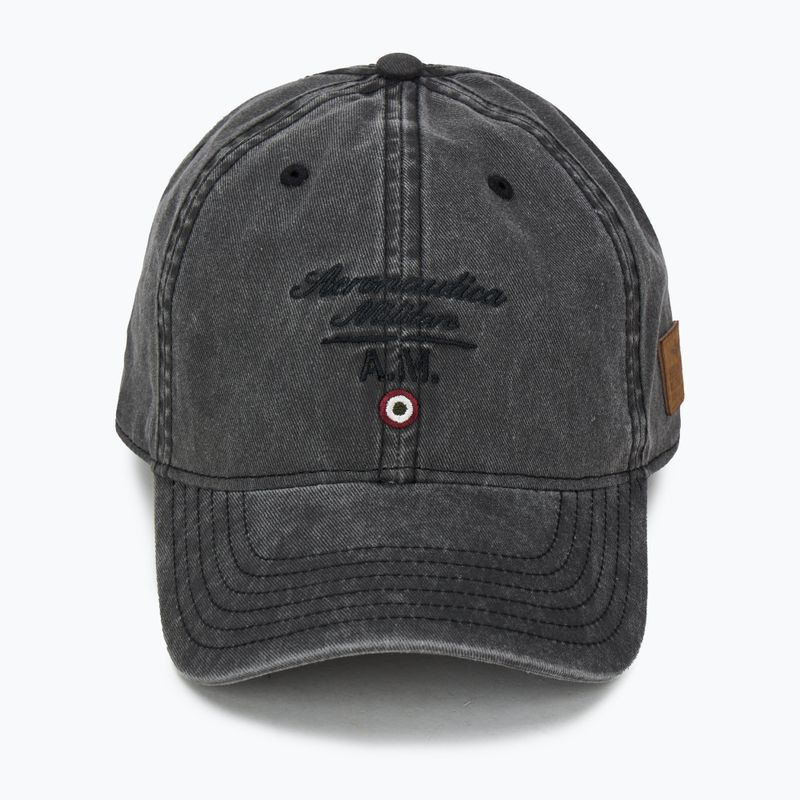 Men's Aeronautica Militare baseball cap 251HA1204CT2476 black washed 2