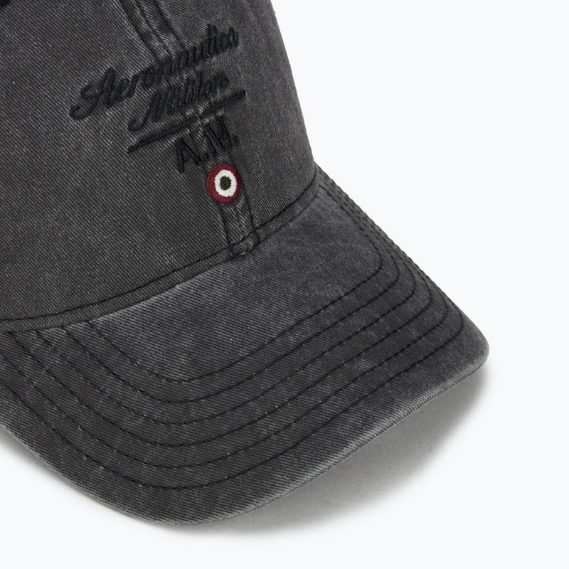 Men's Aeronautica Militare baseball cap 251HA1204CT2476 black washed 3